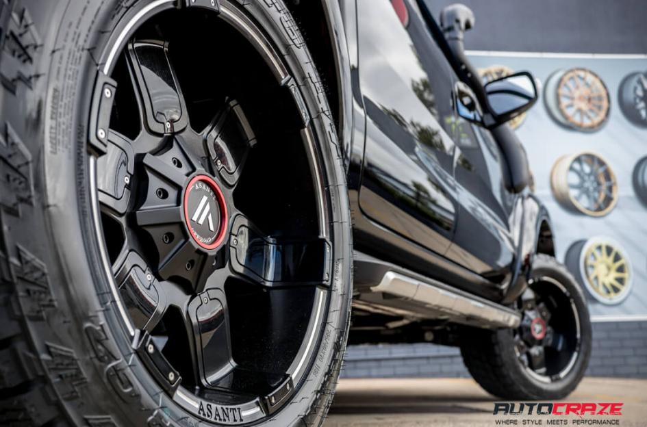 FORD RANGER AB811 SATIN BLACK GLOSS INSERTS